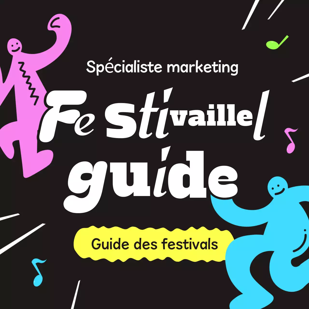 Guide des festivals avec une touche de noir