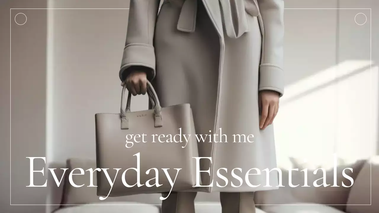 Beige Elegant Fashion Promotion YouTube Thumbnail