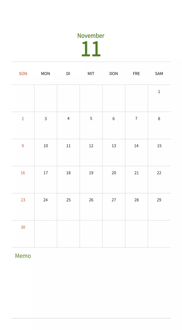 Stempelillustrationen mit einem warmen Konzept