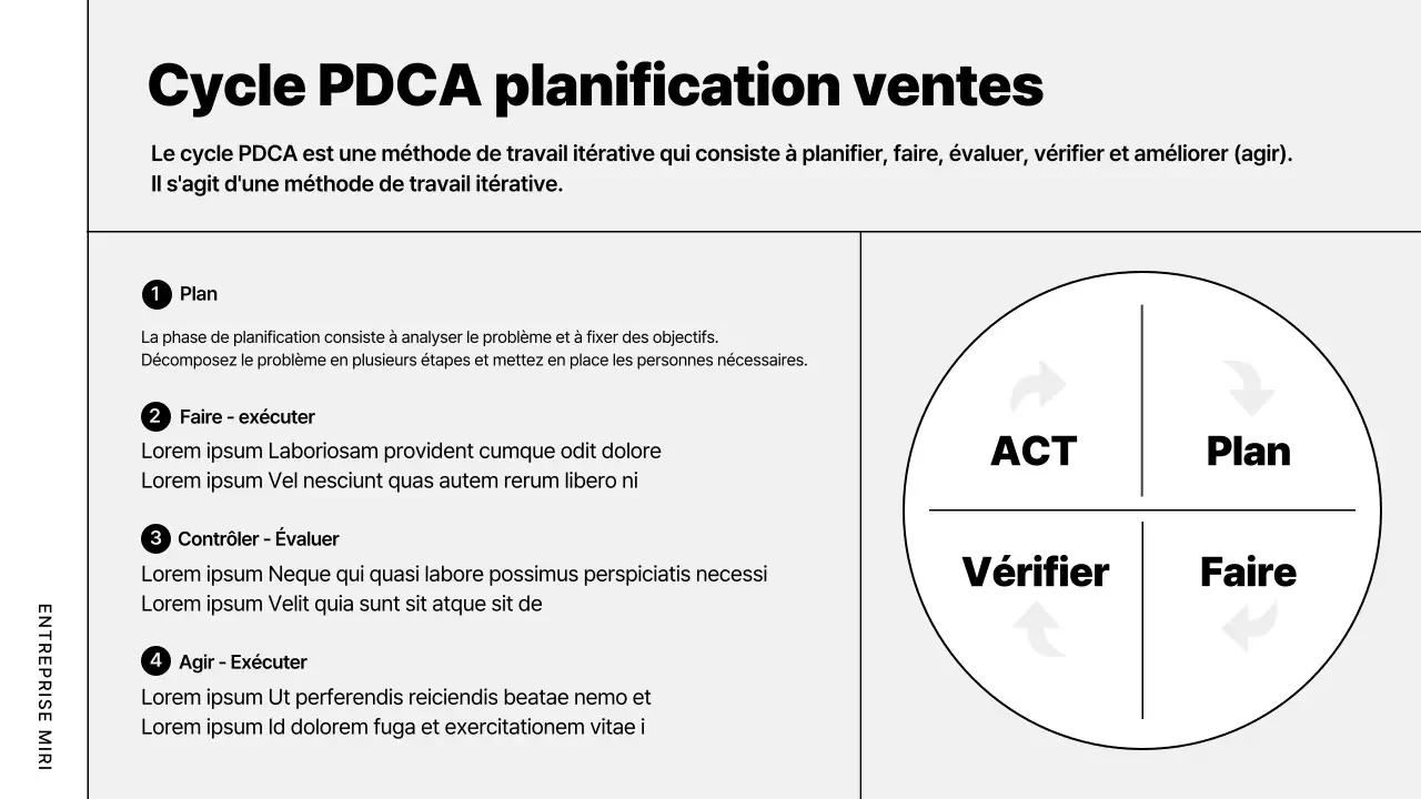 Plan d'affaires moderne gris