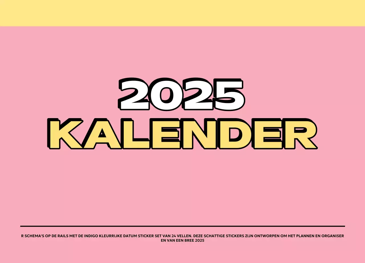 Kleurrijke kalenders met verschillende retro-illustraties