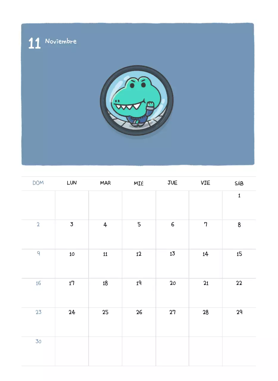 Un calendario con un bonito concepto de ilustración de Ago