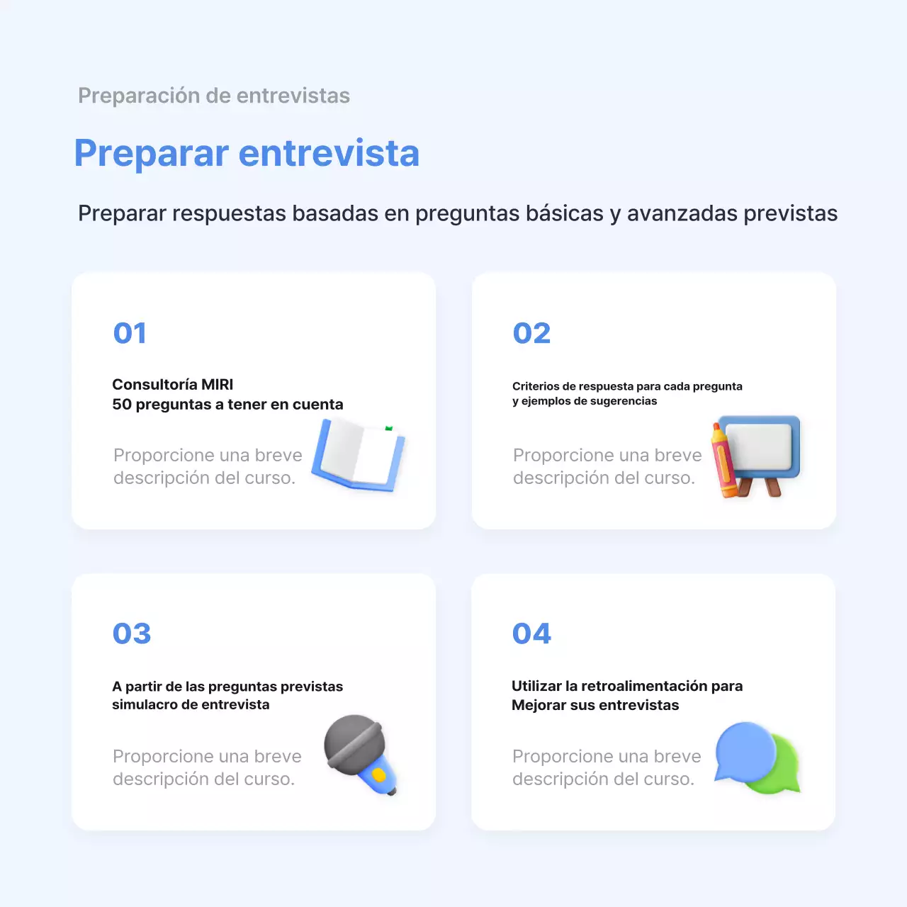 Celeste Guía sencilla para preparar una entrevista