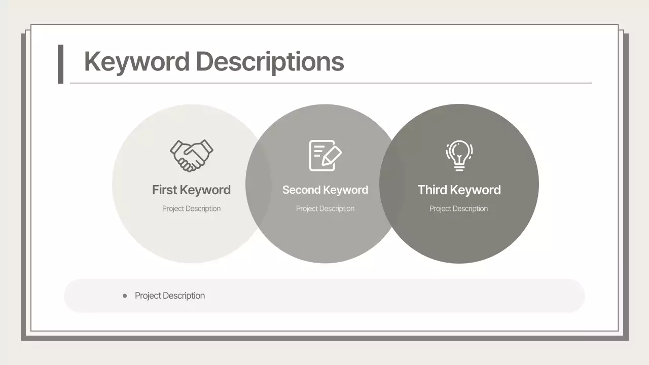 A clean, beige business plan