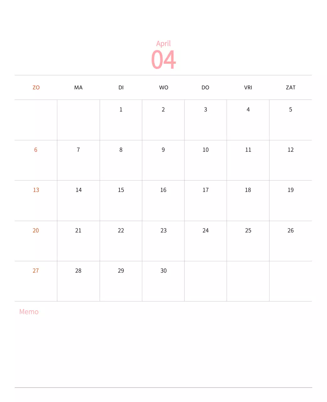 Stempelillustraties met een warm concept