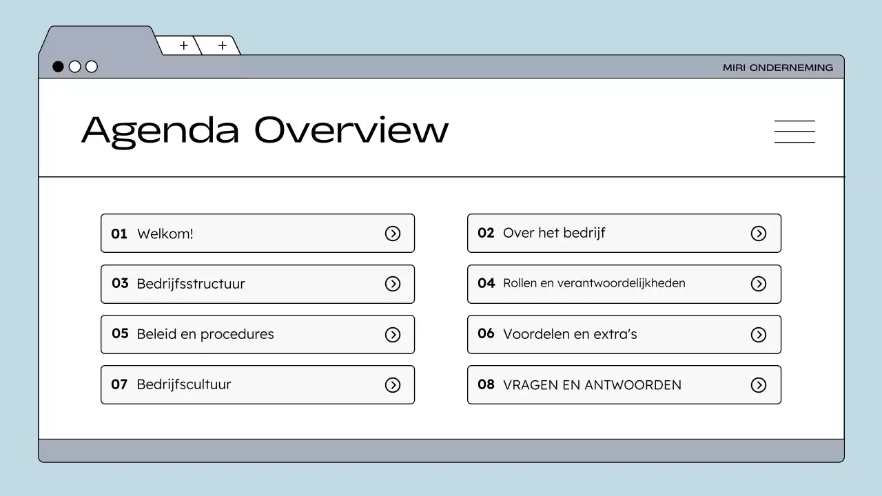 richtlijn blauwe moderne werknemer