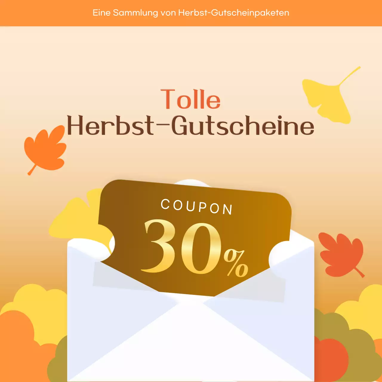 Orange Simple Rabattaktion