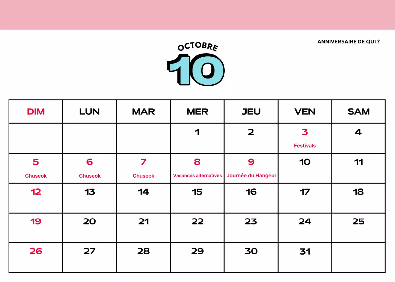 Calendriers colorés avec une variété d'illustrations rétro