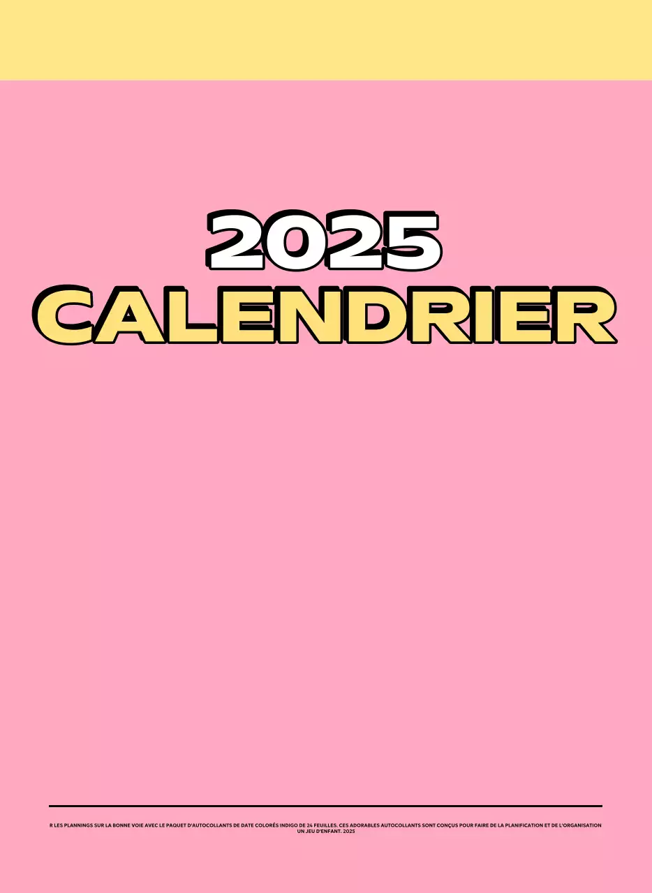 Calendriers colorés avec une variété d'illustrations rétro