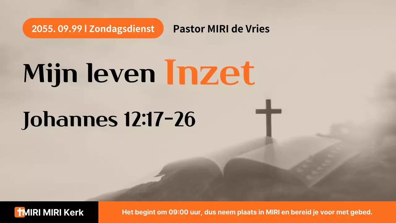 Oranje eenvoudige aanbiddingsgids