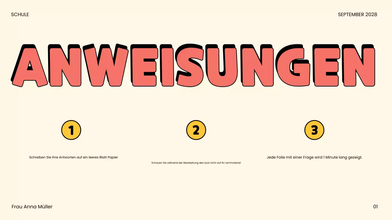 beige comic quiz ankündigung