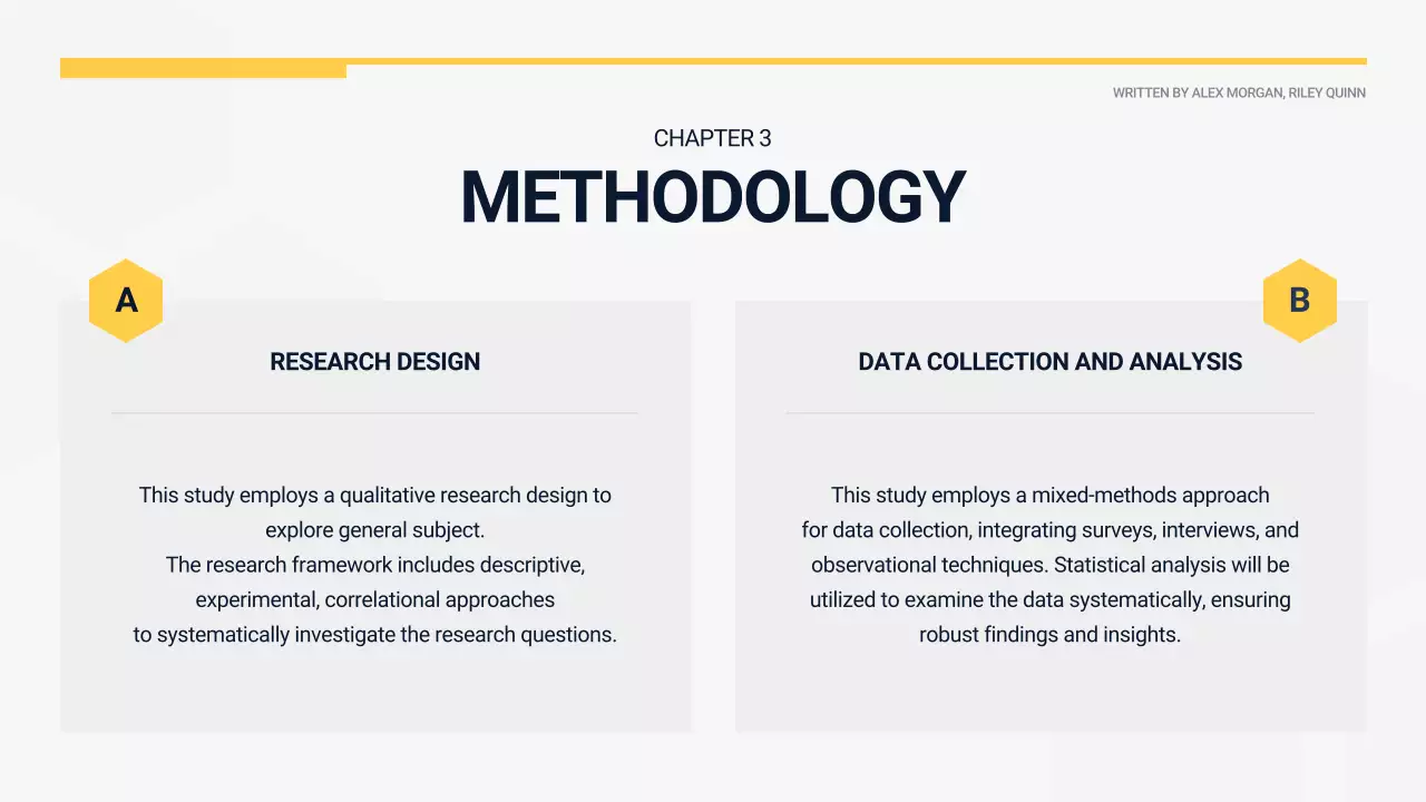 Yellow Modern Thesis Presentation