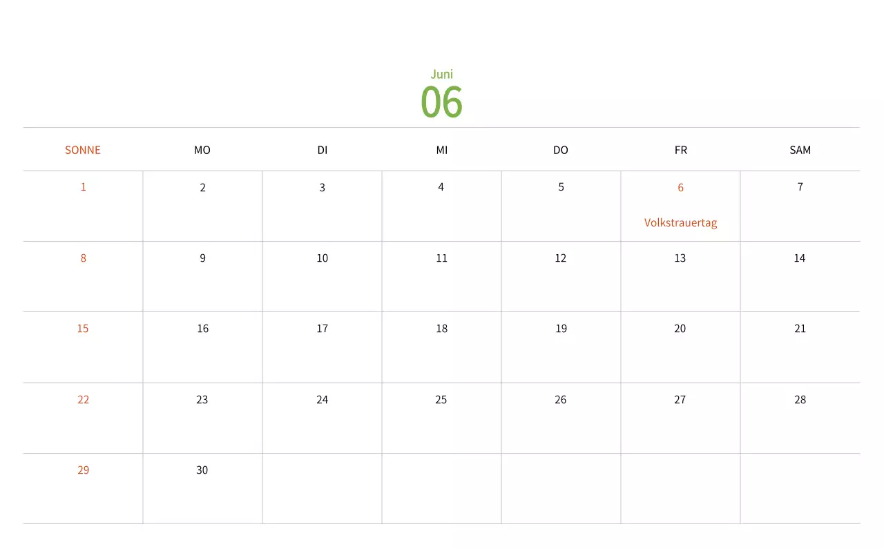 Neujahrskalender mit warmen Illustrationen