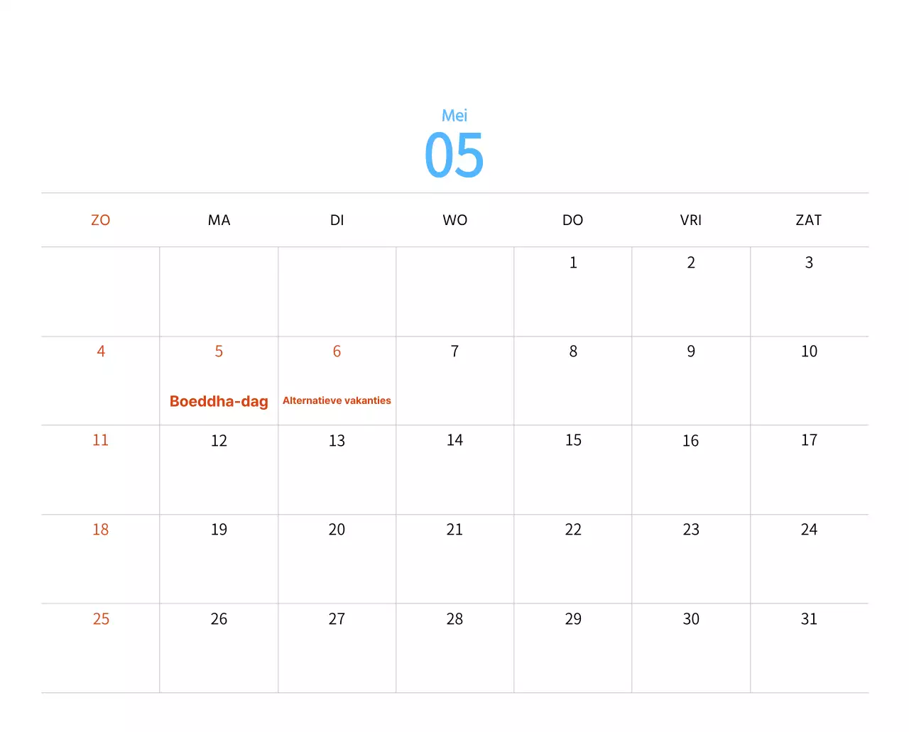 Nieuwjaarskalender met een warme geïllustreerde uitstraling