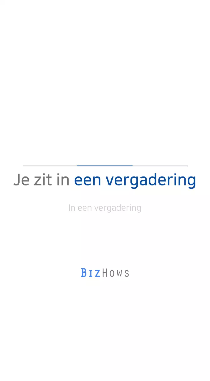 Blauwe minimalistische kalender