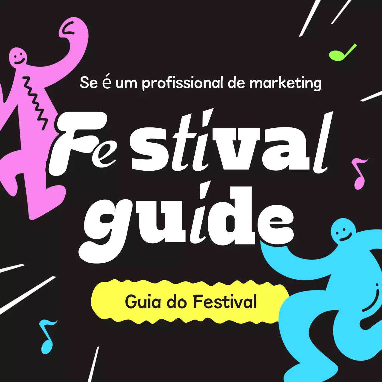 Um guia para festivais com um toque de preto