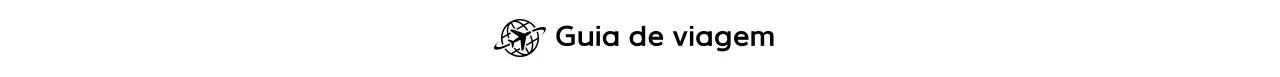 Logótipo de viagem simples preto