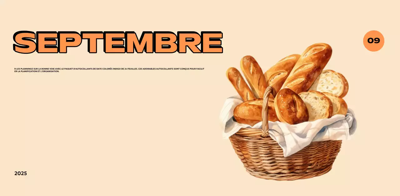 Calendriers colorés avec une variété d'illustrations rétro