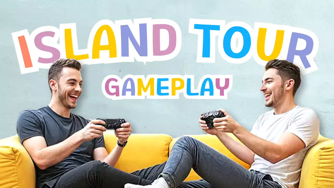 Yellow Playful Gaming Vlog YouTube Thumbnail