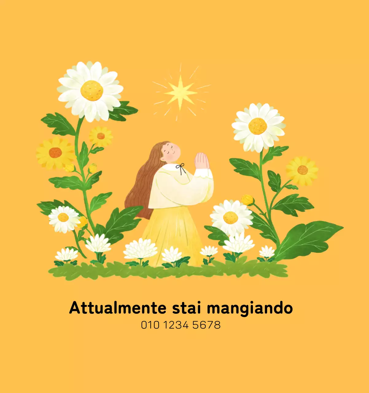 Calendario di Capodanno con una calda illustrazione