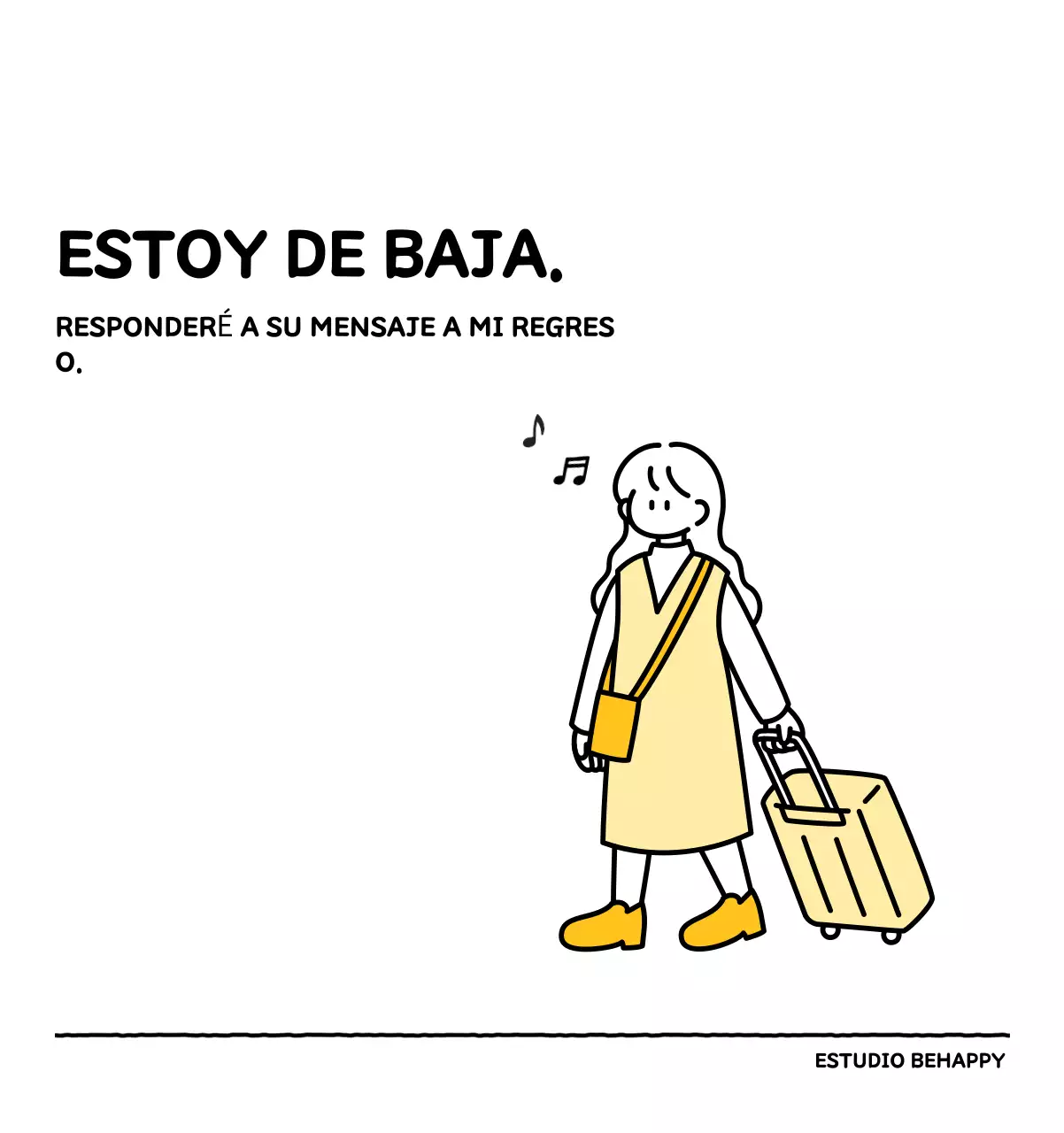 Calendario ilustrado con un bonito estilo de líneas