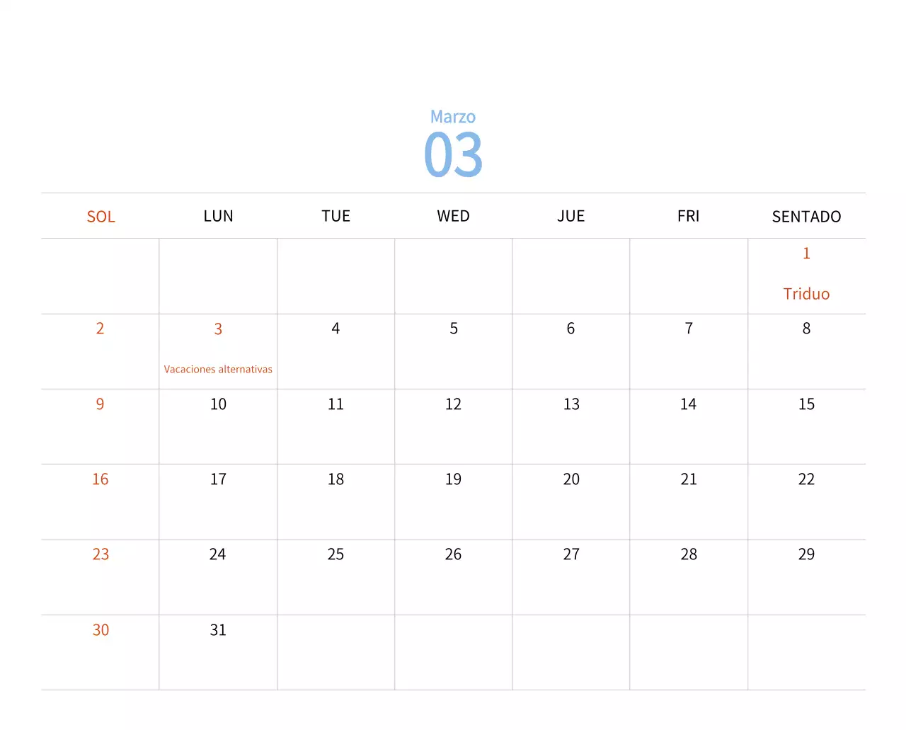 Calendario de Año Nuevo con cálidas ilustraciones