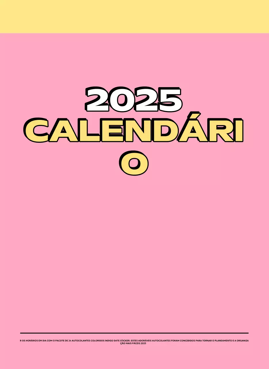 Calendários coloridos com uma variedade de ilustrações retro