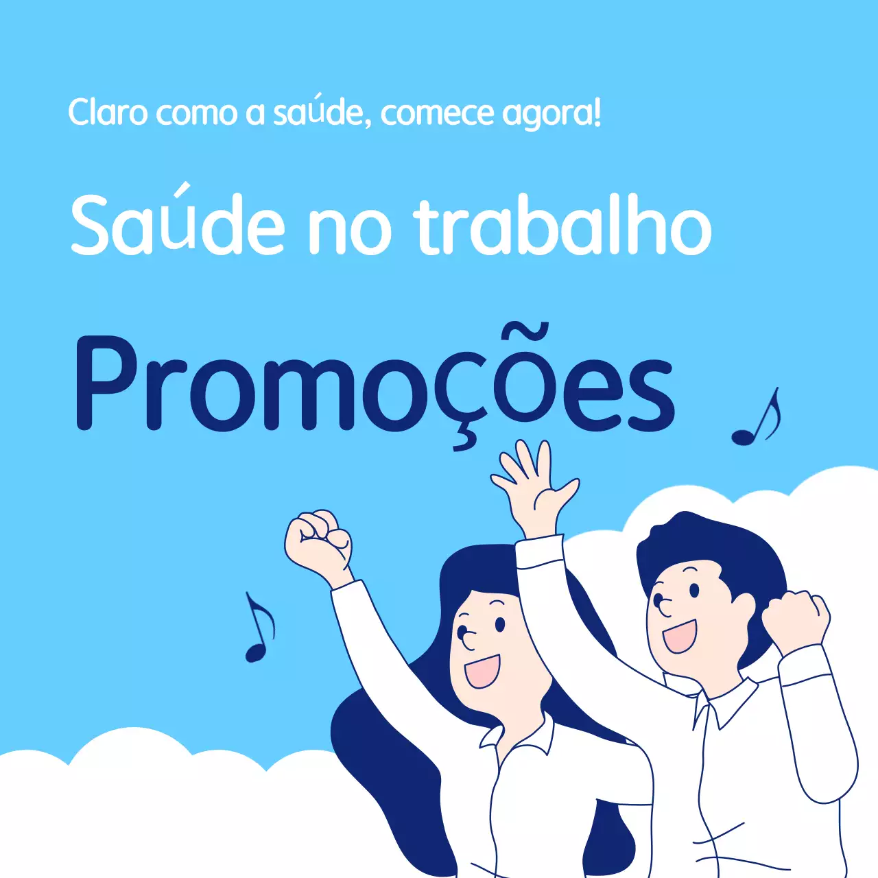 Guia de campanha simples azul claro
