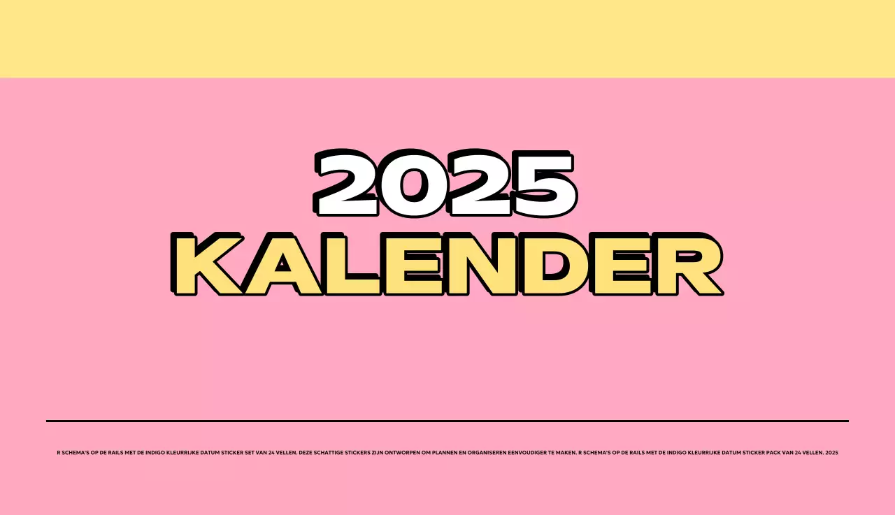 Kleurrijke kalenders met verschillende retro-illustraties