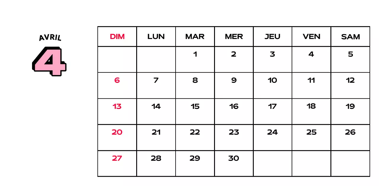 Calendriers colorés avec une variété d'illustrations rétro