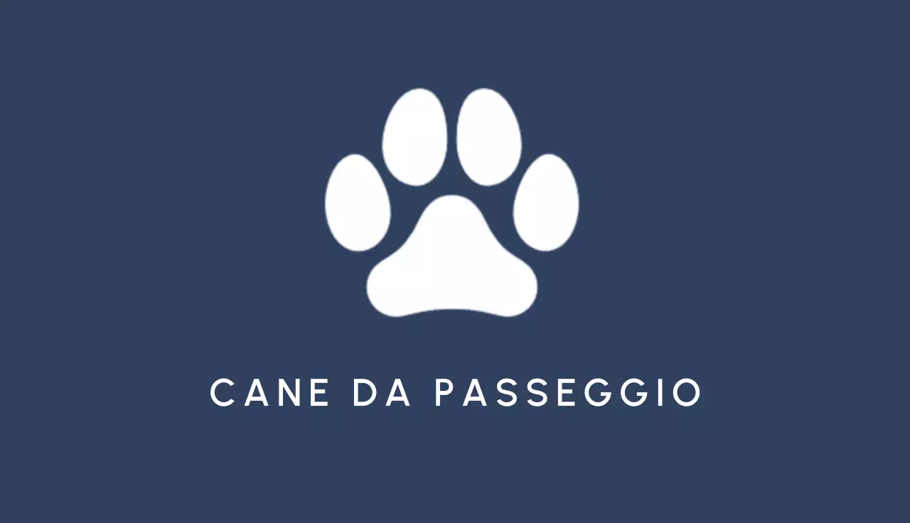 biglietto da visita semplice per cani della marina