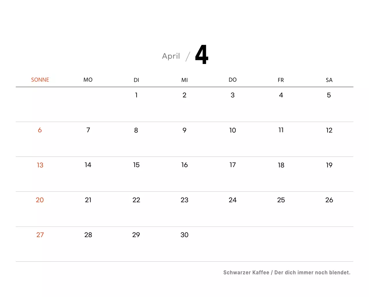 Ein weiß-braunes sentimentales Café