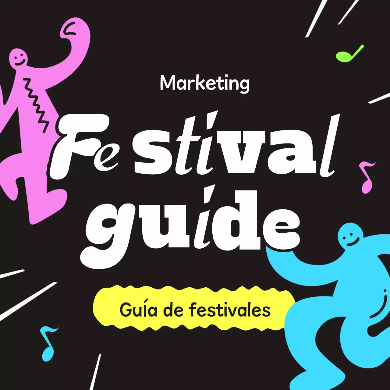 Guía de festivales de color negro