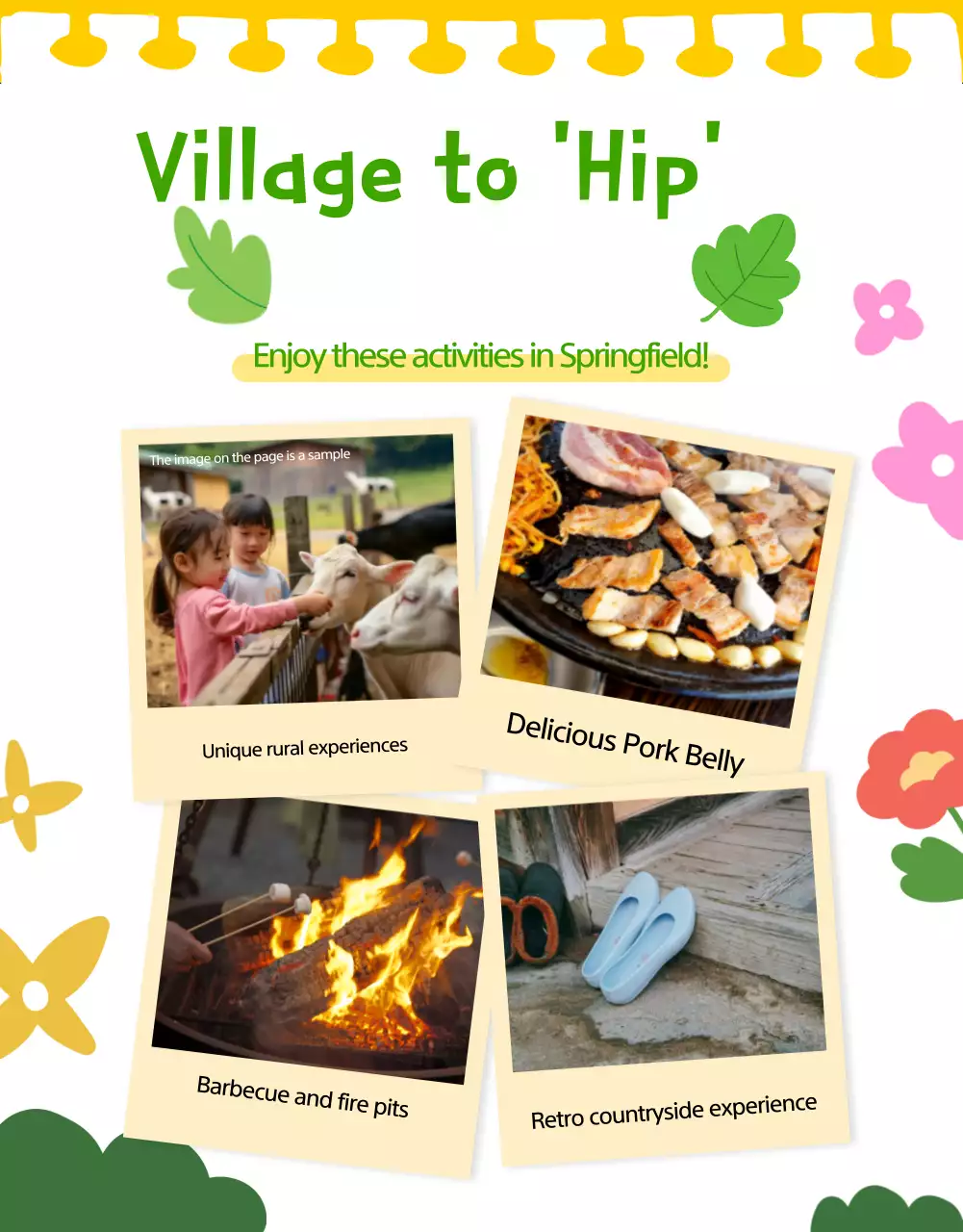 Blue Minimal Gardening Invitation Poster