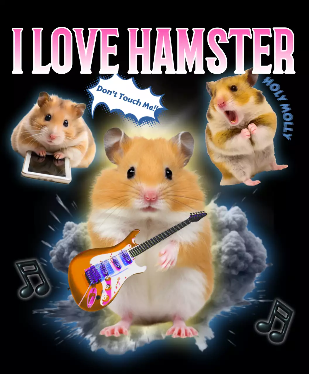 Parodi Hewan Lucu Hitam