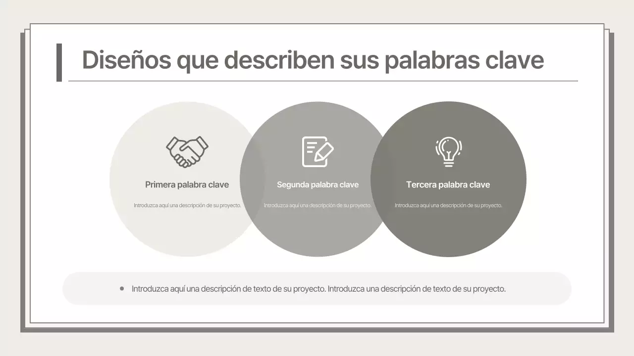 Un plan de negocio limpio y beige