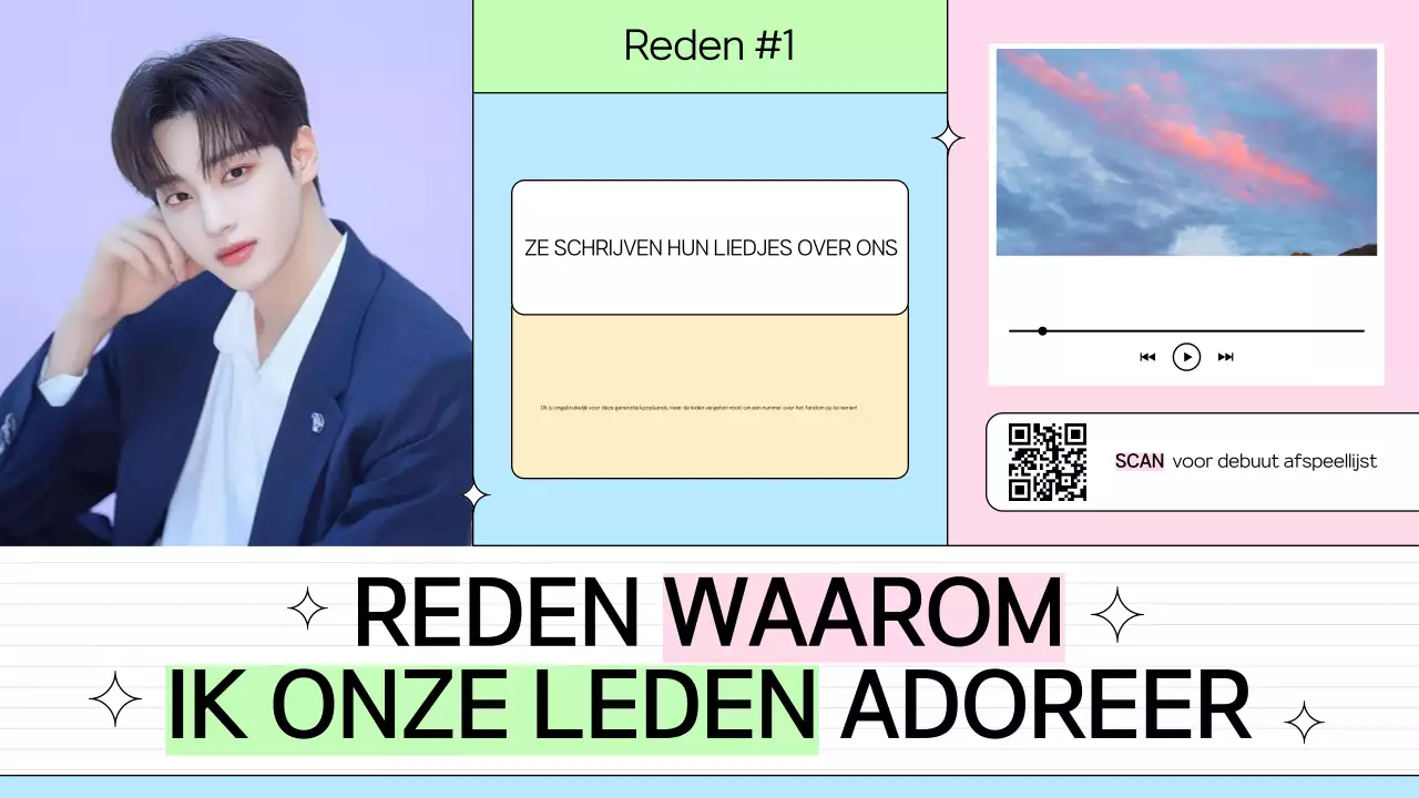 Kleurrijke trendy leden promotie