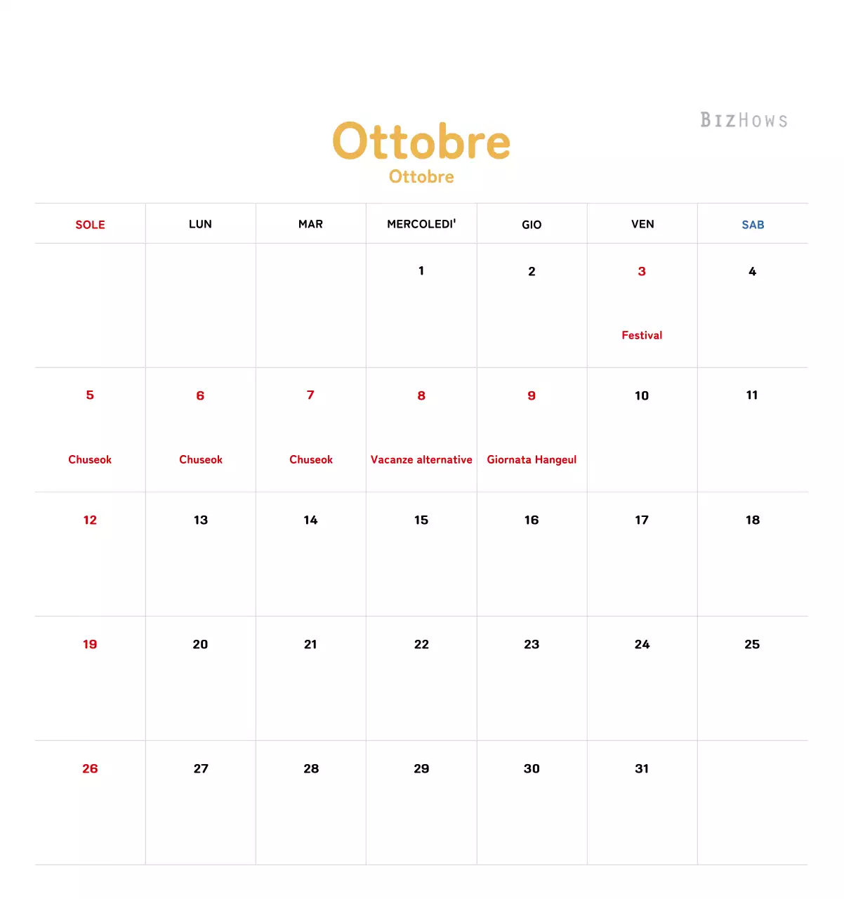 Calendario di Capodanno con una calda illustrazione