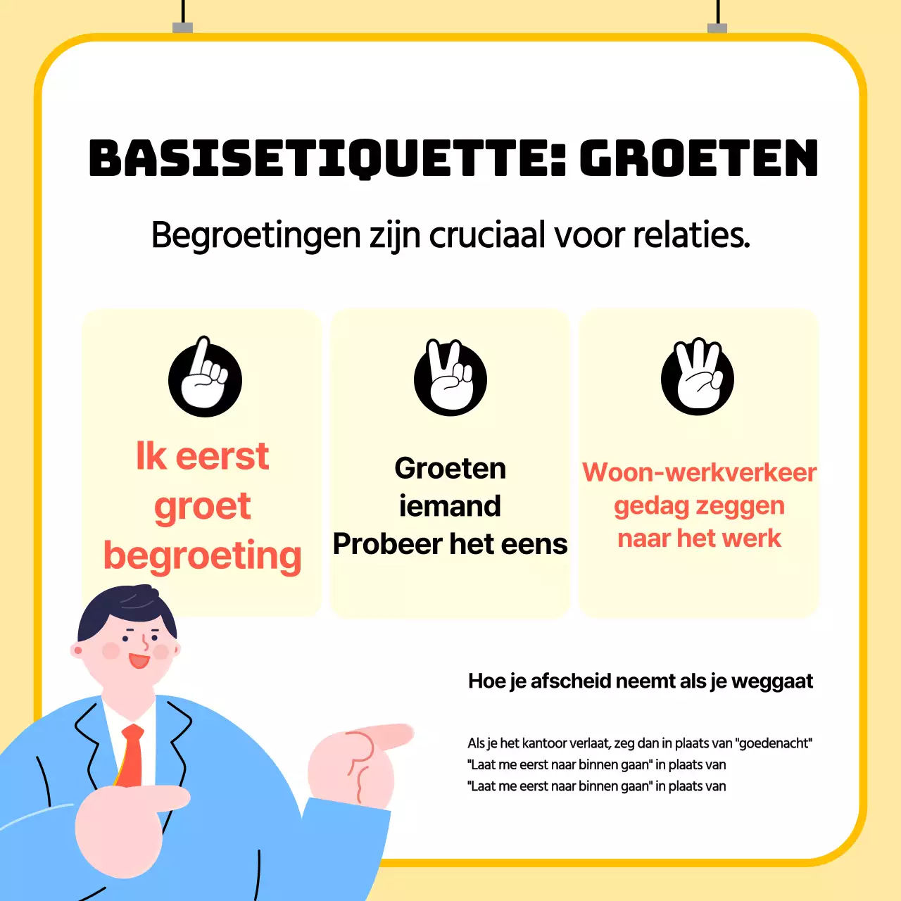 Gele hulpmiddelen voor werkplektraining