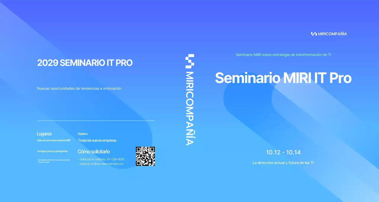 Guía del seminario Blue Modern IT