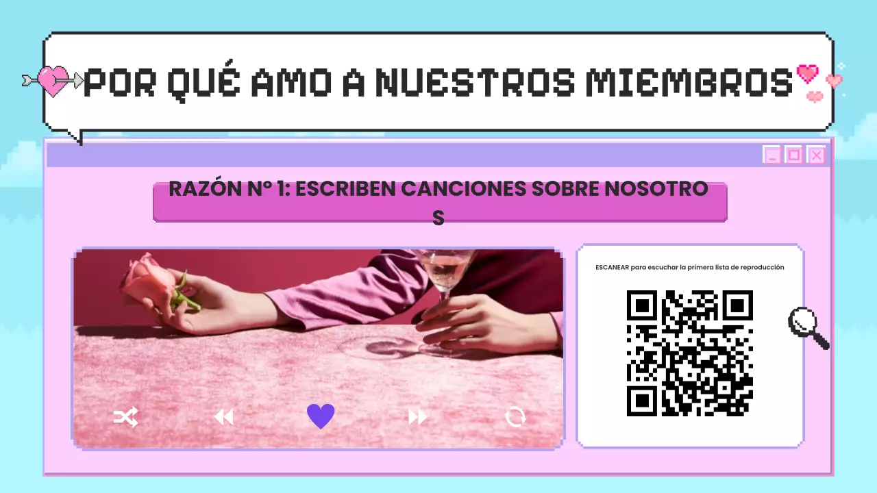 encanto retro rosa promoción