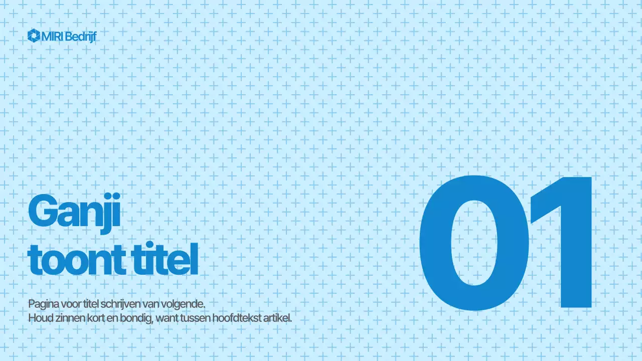 Blauwe moderne presentatie-advertenties