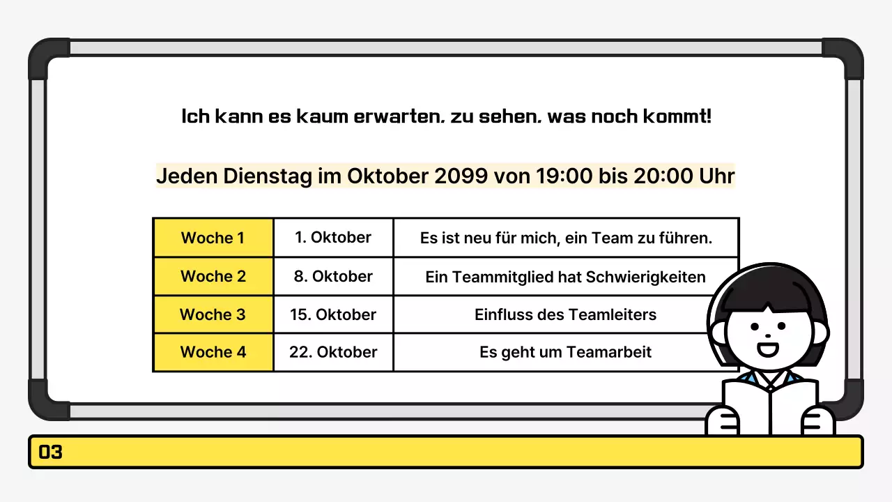 Schwarz Einfacher Trainingsleitfaden