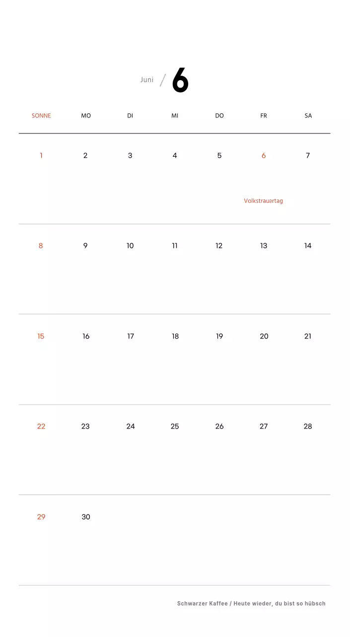 Einfacher Kaffee-Foto-Tischkalender für Cafés in Weißtönen