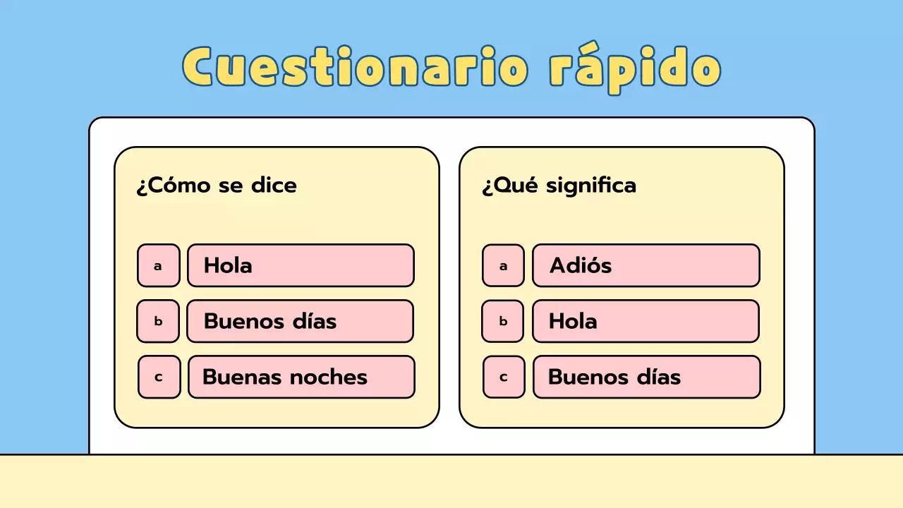 Presentación de lecciones lúdicas para primaria