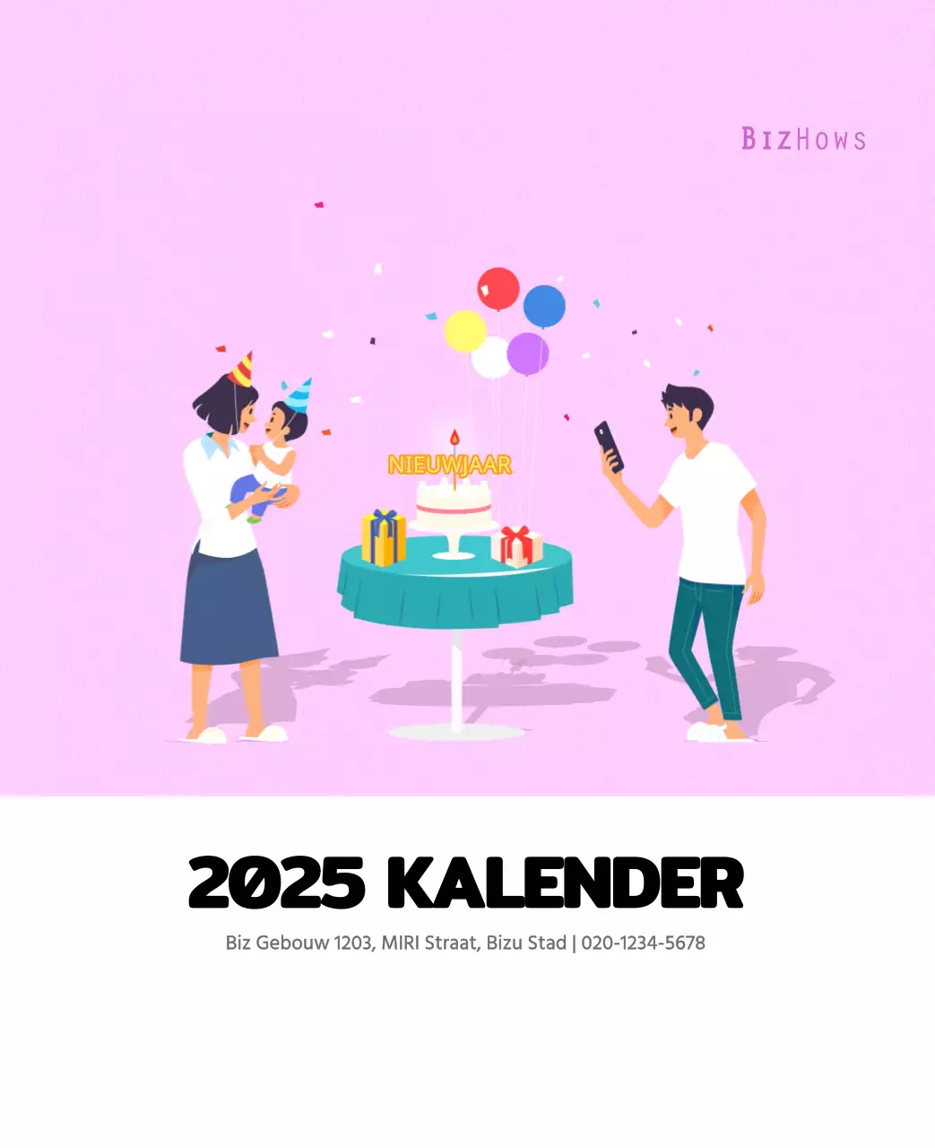 Veelkleurig familie-illustratieconcept