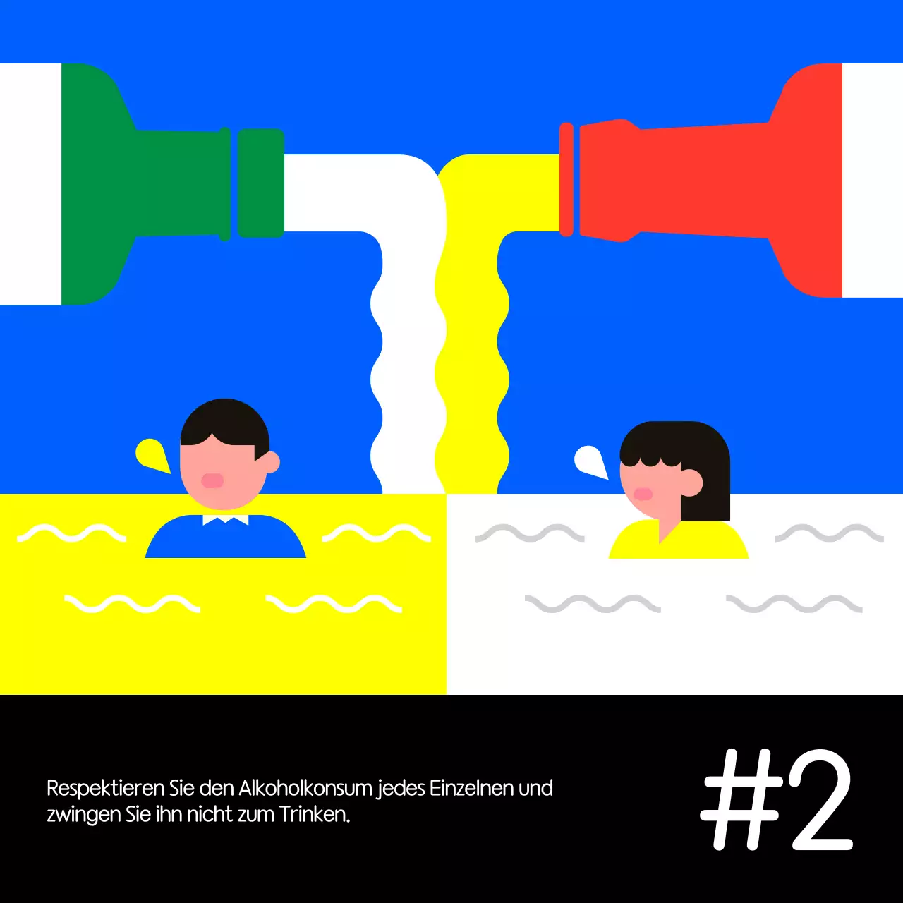 Ein Leitfaden für die blaue Trinkkampagne der Popkultur