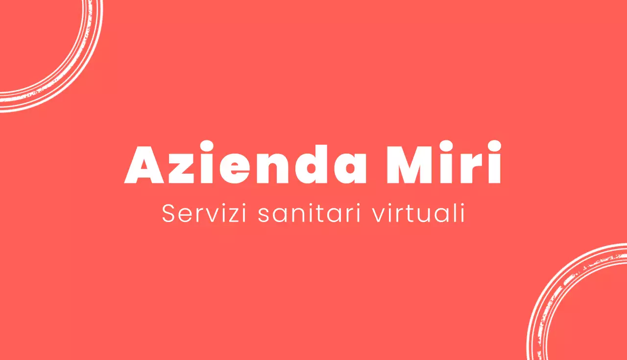 biglietto da visita astratto rosso