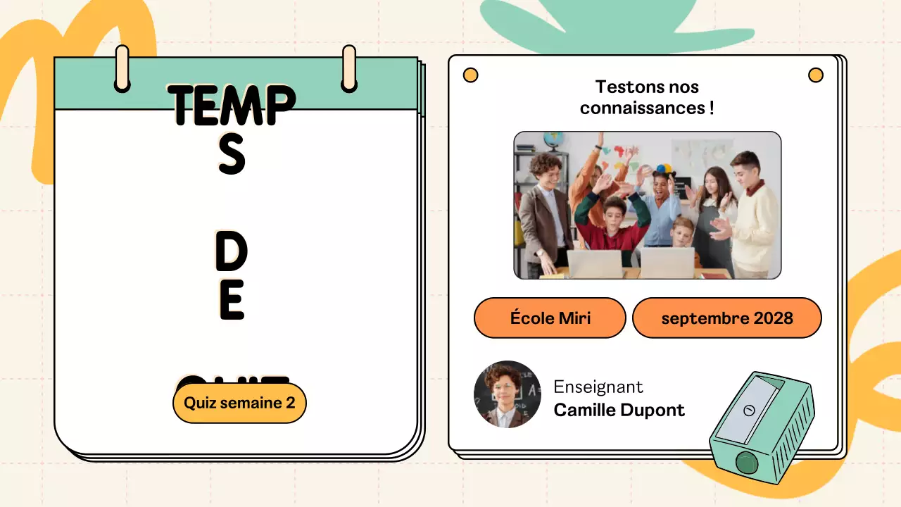 Matériel Mint Modern Quiz Class