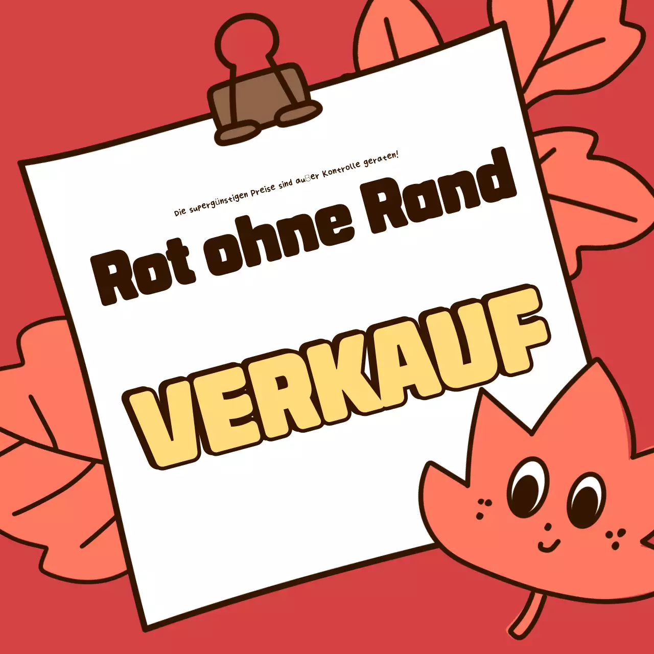 Yellow's Herbstausverkauf